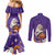 Capy-Boo-Ra Halloween Couples Matching Mermaid Dress and Long Sleeve Button Shirt Bats And Pumpkins Funny Style