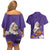 Capy-Boo-Ra Halloween Couples Matching Off Shoulder Short Dress and Hawaiian Shirt Bats And Pumpkins Funny Style - Wonder Print Shop