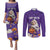 Capy-Boo-Ra Halloween Couples Matching Puletasi and Long Sleeve Button Shirt Bats And Pumpkins Funny Style - Wonder Print Shop