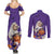 Capy-Boo-Ra Halloween Couples Matching Summer Maxi Dress and Long Sleeve Button Shirt Bats And Pumpkins Funny Style - Wonder Print Shop