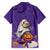 Capy-Boo-Ra Halloween Family Matching Long Sleeve Bodycon Dress and Hawaiian Shirt Bats And Pumpkins Funny Style - Wonder Print Shop