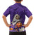 Capy-Boo-Ra Halloween Family Matching Off The Shoulder Long Sleeve Dress and Hawaiian Shirt Bats And Pumpkins Funny Style - Wonder Print Shop