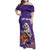 Capy-Boo-Ra Halloween Family Matching Off Shoulder Maxi Dress and Hawaiian Shirt Bats And Pumpkins Funny Style - Wonder Print Shop