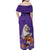 Capy-Boo-Ra Halloween Family Matching Off Shoulder Maxi Dress and Hawaiian Shirt Bats And Pumpkins Funny Style - Wonder Print Shop