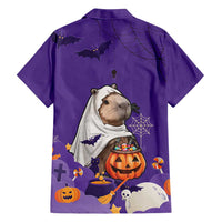 Capy-Boo-Ra Halloween Family Matching Summer Maxi Dress and Hawaiian Shirt Bats And Pumpkins Funny Style - Wonder Print Shop