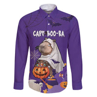 Capy-Boo-Ra Halloween Family Matching Summer Maxi Dress and Hawaiian Shirt Bats And Pumpkins Funny Style - Wonder Print Shop