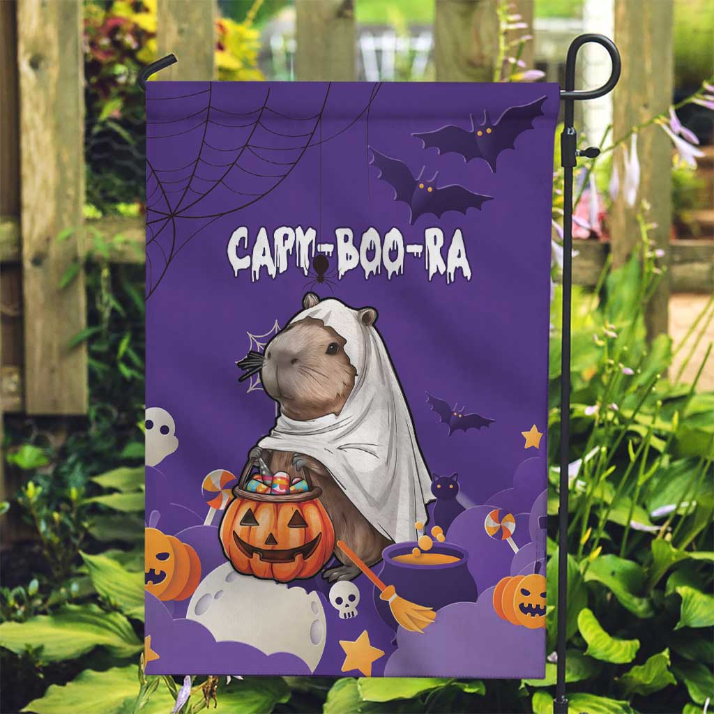 Capy-Boo-Ra Halloween Garden Flag Bats And Pumpkins Funny Style - Wonder Print Shop