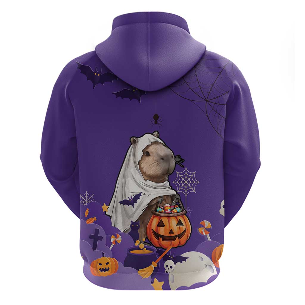 Capy-Boo-Ra Halloween Hoodie Bats And Pumpkins Funny Style - Wonder Print Shop