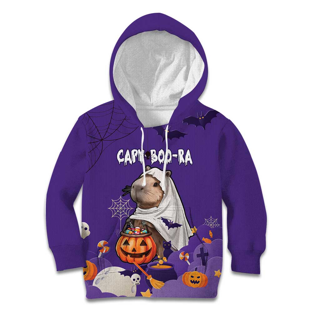 Capy-Boo-Ra Halloween Kid Hoodie Bats And Pumpkins Funny Style - Wonder Print Shop