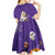 Capy-Boo-Ra Halloween Kid Short Sleeve Dress Bats And Pumpkins Funny Style - Wonder Print Shop