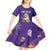 Capy-Boo-Ra Halloween Kid Short Sleeve Dress Bats And Pumpkins Funny Style - Wonder Print Shop