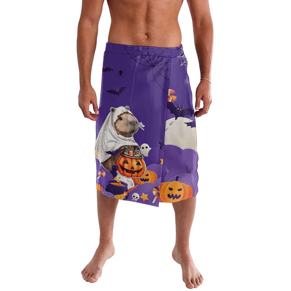 Capy-Boo-Ra Halloween Lavalava Bats And Pumpkins Funny Style - Wonder Print Shop