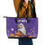 Capy-Boo-Ra Halloween Leather Tote Bag Bats And Pumpkins Funny Style - Wonder Print Shop