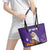 Capy-Boo-Ra Halloween Leather Tote Bag Bats And Pumpkins Funny Style - Wonder Print Shop