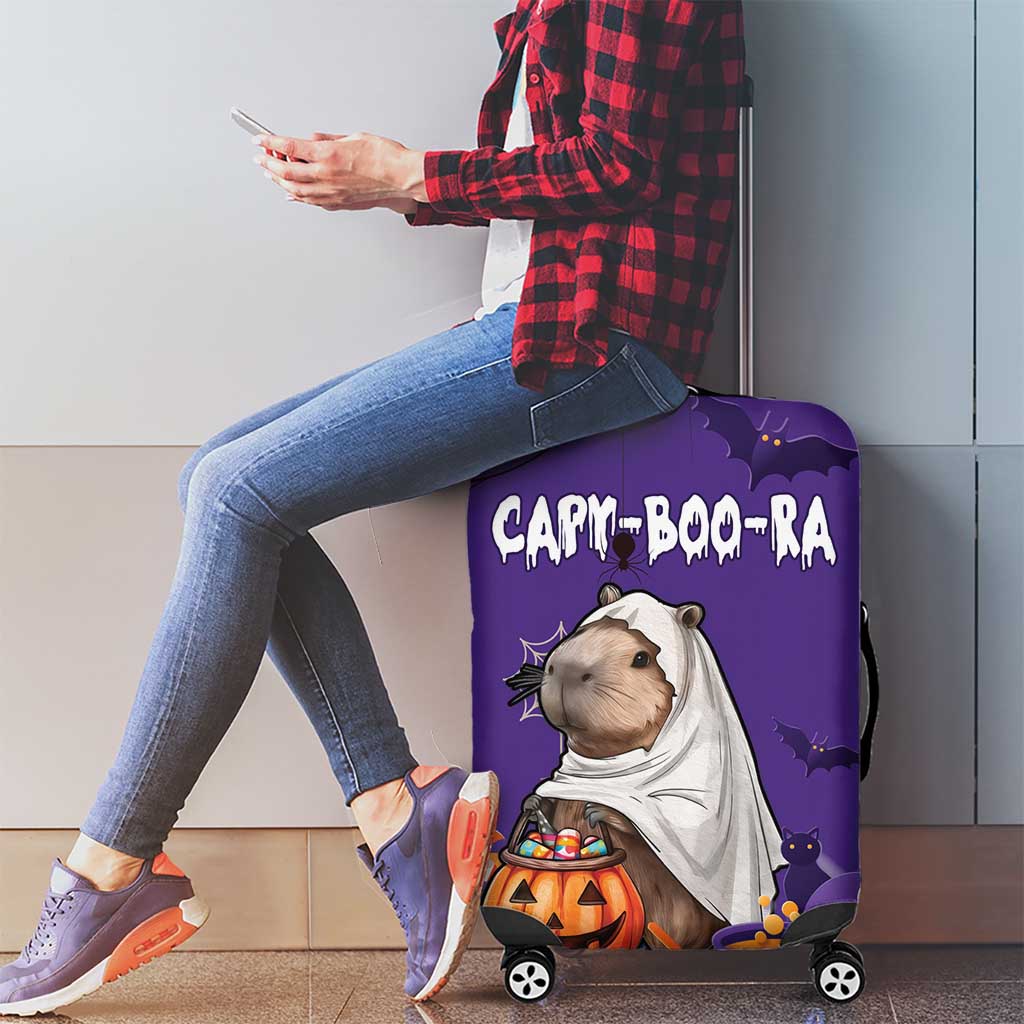 Capy-Boo-Ra Halloween Luggage Cover Bats And Pumpkins Funny Style - Wonder Print Shop