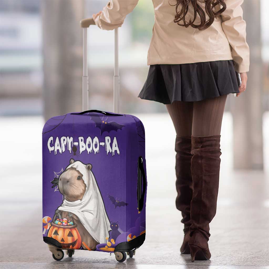 Capy-Boo-Ra Halloween Luggage Cover Bats And Pumpkins Funny Style - Wonder Print Shop