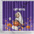 Capy-Boo-Ra Halloween Shower Curtain Bats And Pumpkins Funny Style