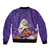 Capy-Boo-Ra Halloween Sleeve Zip Bomber Jacket Bats And Pumpkins Funny Style - Wonder Print Shop