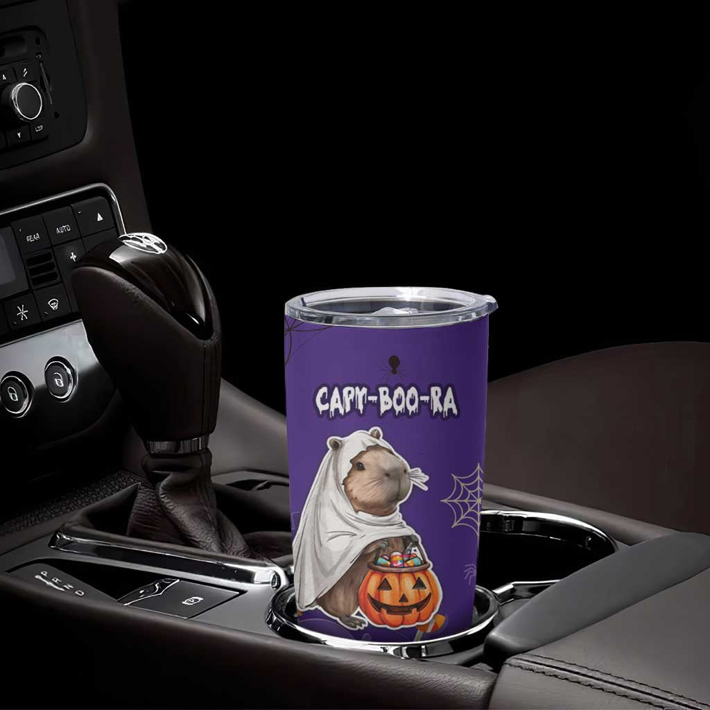 Capy-Boo-Ra Halloween Tumbler Cup Bats And Pumpkins Cute Style - Wonder Print Shop