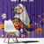 Capy-Boo-Ra Halloween Window Curtain Bats And Pumpkins Funny Style - Wonder Print Shop