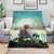 Capy-Boo-Ra Halloween Blanket Spooky Halloween Night With Pumpkins