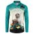 Capy-Boo-Ra Halloween Button Sweatshirt Spooky Halloween Night With Pumpkins - Wonder Print Shop