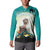 Capy-Boo-Ra Halloween Button Sweatshirt Spooky Halloween Night With Pumpkins - Wonder Print Shop