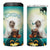 Capy-Boo-Ra Halloween 4 in 1 Can Cooler Tumbler Spooky Halloween Night With Pumpkins - Wonder Print Shop