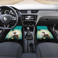 Capy-Boo-Ra Halloween Car Mats Spooky Halloween Night With Pumpkins - Wonder Print Shop