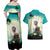 Capy-Boo-Ra Halloween Couples Matching Off Shoulder Maxi Dress and Hawaiian Shirt Spooky Halloween Night With Pumpkins - Wonder Print Shop
