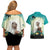 Capy-Boo-Ra Halloween Couples Matching Off Shoulder Short Dress and Hawaiian Shirt Spooky Halloween Night With Pumpkins - Wonder Print Shop