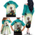 Capy-Boo-Ra Halloween Family Matching Off The Shoulder Long Sleeve Dress and Hawaiian Shirt Spooky Halloween Night With Pumpkins - Wonder Print Shop