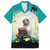 Capy-Boo-Ra Halloween Family Matching Off The Shoulder Long Sleeve Dress and Hawaiian Shirt Spooky Halloween Night With Pumpkins - Wonder Print Shop