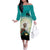 Capy-Boo-Ra Halloween Family Matching Off The Shoulder Long Sleeve Dress and Hawaiian Shirt Spooky Halloween Night With Pumpkins - Wonder Print Shop