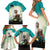 Capy-Boo-Ra Halloween Family Matching Short Sleeve Bodycon Dress and Hawaiian Shirt Spooky Halloween Night With Pumpkins - Wonder Print Shop