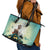 Capy-Boo-Ra Halloween Leather Tote Bag Spooky Halloween Night With Pumpkins - Wonder Print Shop