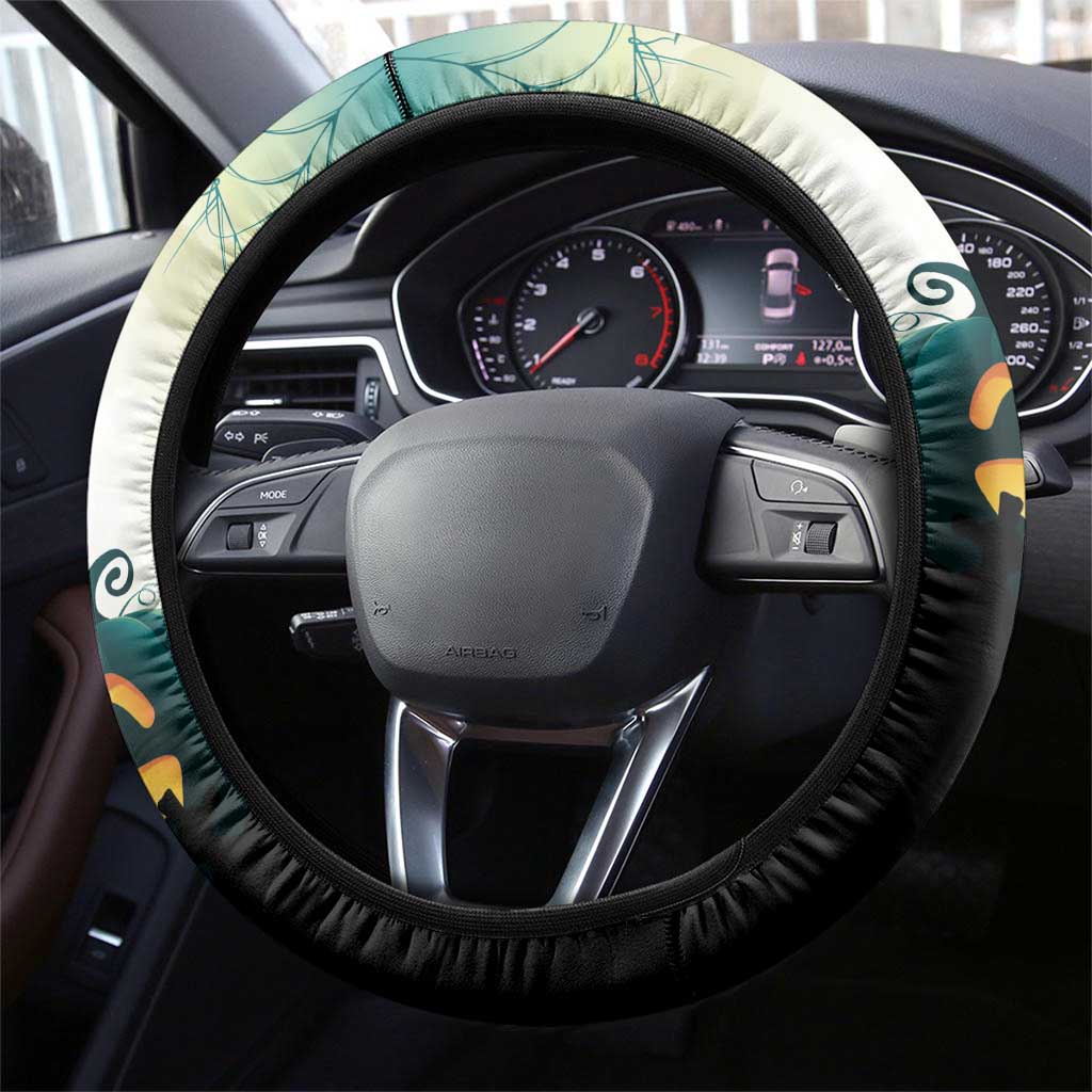 Capy-Boo-Ra Halloween Steering Wheel Cover Spooky Halloween Night With Pumpkins - Wonder Print Shop