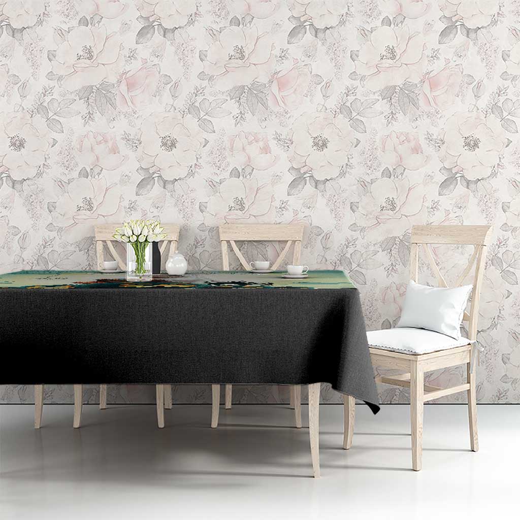 Capy-Boo-Ra Halloween Tablecloth Spooky Halloween Night With Pumpkins - Wonder Print Shop
