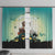 Capy-Boo-Ra Halloween Window Curtain Spooky Halloween Night With Pumpkins - Wonder Print Shop