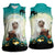 Capy-Boo-Ra Halloween Women Sleeveless Polo Shirt Spooky Halloween Night With Pumpkins - Wonder Print Shop