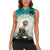 Capy-Boo-Ra Halloween Women Sleeveless Polo Shirt Spooky Halloween Night With Pumpkins - Wonder Print Shop