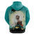 Capy-Boo-Ra Halloween Zip Hoodie Spooky Halloween Night With Pumpkins - Wonder Print Shop
