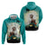 Capy-Boo-Ra Halloween Zip Hoodie Spooky Halloween Night With Pumpkins - Wonder Print Shop