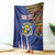 Personalized Central African Republic Since 1958 Blanket Coat Of Arms With Kente Pattern