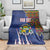 Personalized Central African Republic Since 1958 Blanket Coat Of Arms With Kente Pattern