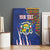 Personalized Central African Republic Since 1958 Canvas Wall Art Coat Of Arms With Kente Pattern - Wonder Print Shop