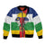 Central African Republic Republic Day 1958 Bomber Jacket Unite, Dignite, Travail - Flag Style - Wonder Print Shop