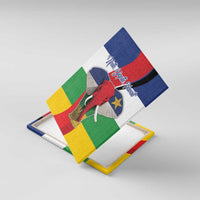 Central African Republic Republic Day 1958 Canvas Wall Art Unite, Dignite, Travail - Flag Style - Wonder Print Shop