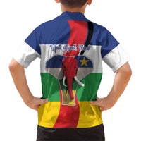 Central African Republic Republic Day 1958 Hawaiian Shirt Unite, Dignite, Travail - Flag Style - Wonder Print Shop