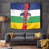 Central African Republic Republic Day 1958 Tapestry Unite, Dignite, Travail - Flag Style - Wonder Print Shop
